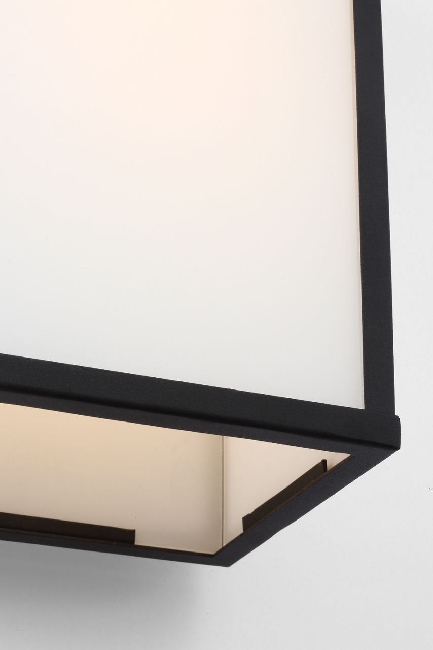 Howell Small Wall Lantern Textured Black