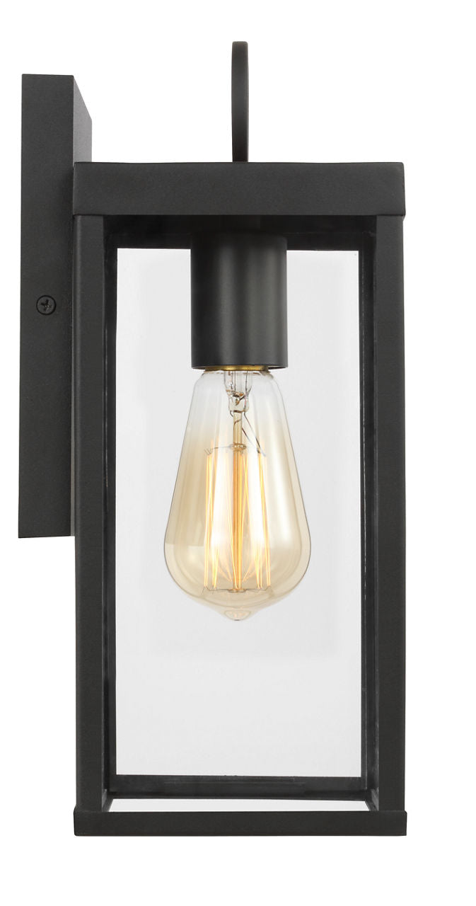 Howell Small Wall Lantern Textured Black