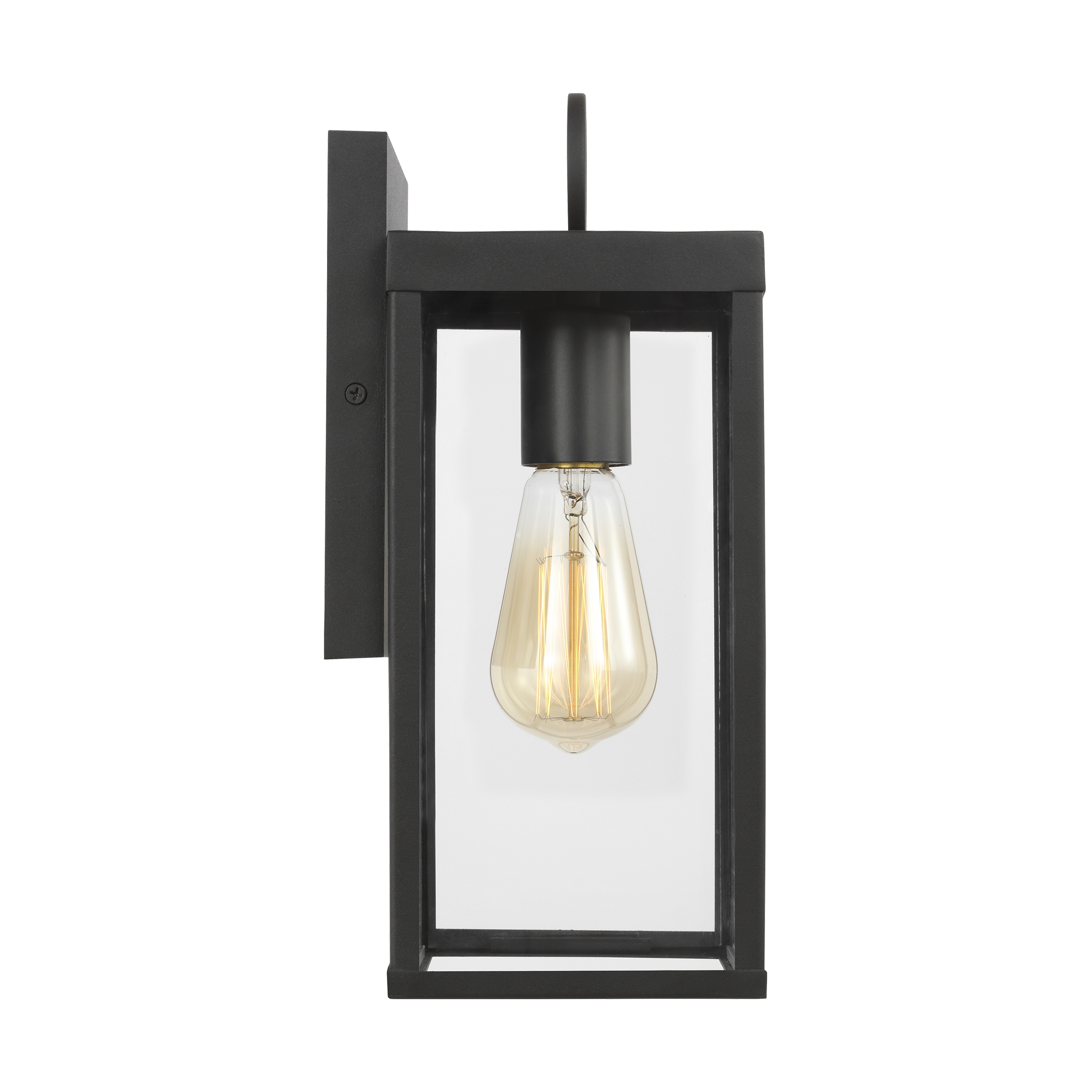 Howell Small Wall Lantern Textured Black