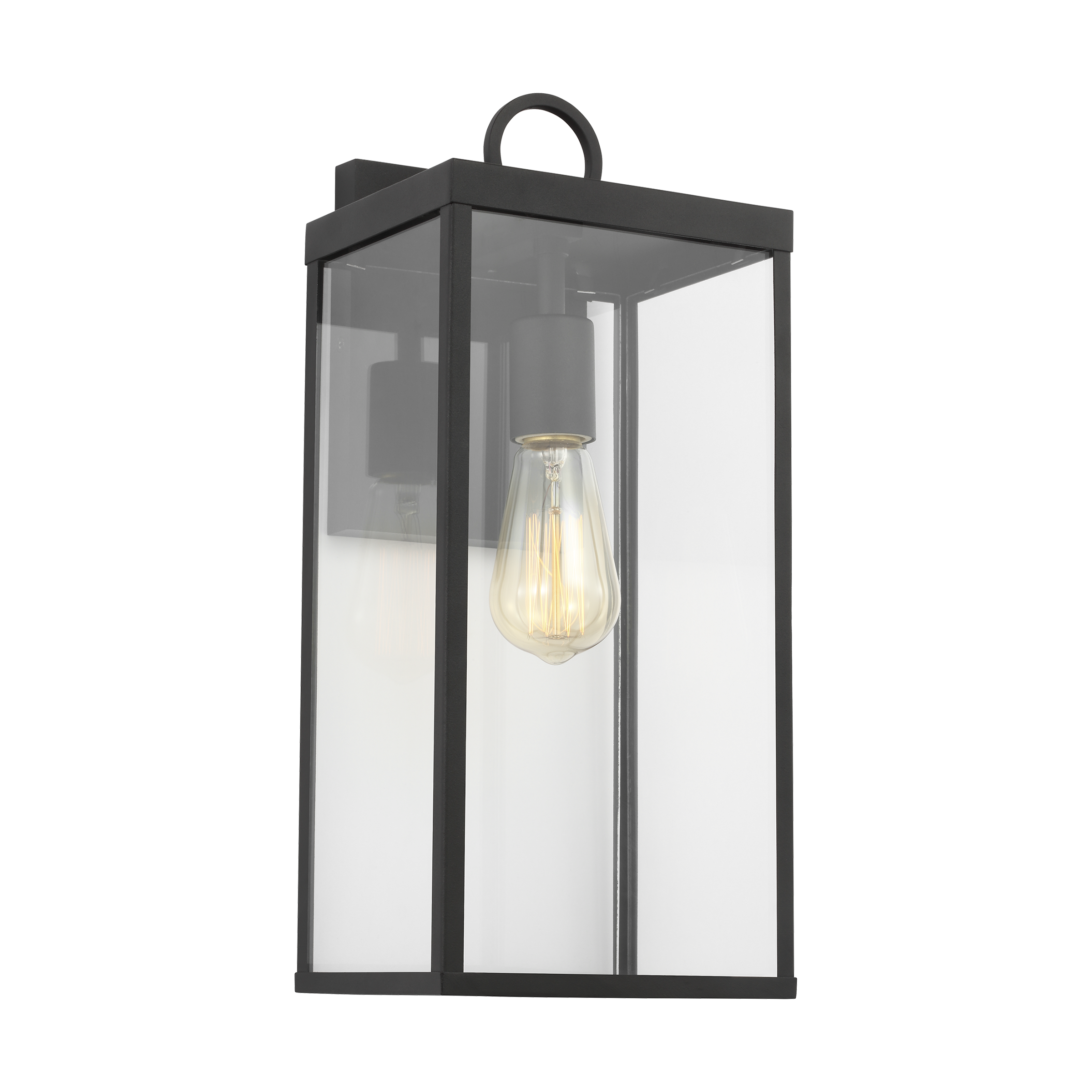 Howell Medium Wall Lantern Textured Black