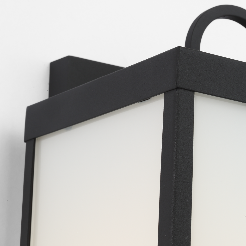 Howell Medium Wall Lantern Textured Black