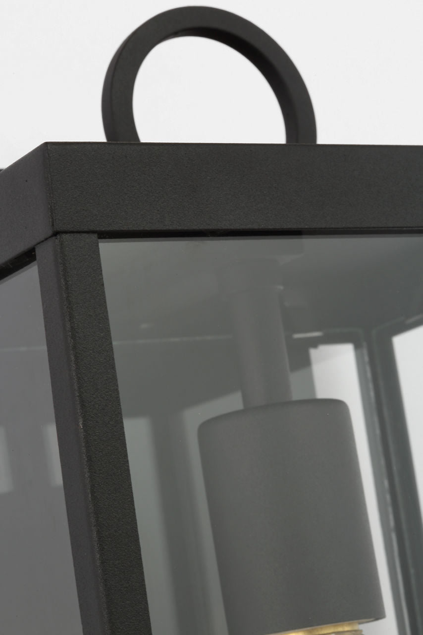 Howell Medium Wall Lantern Textured Black