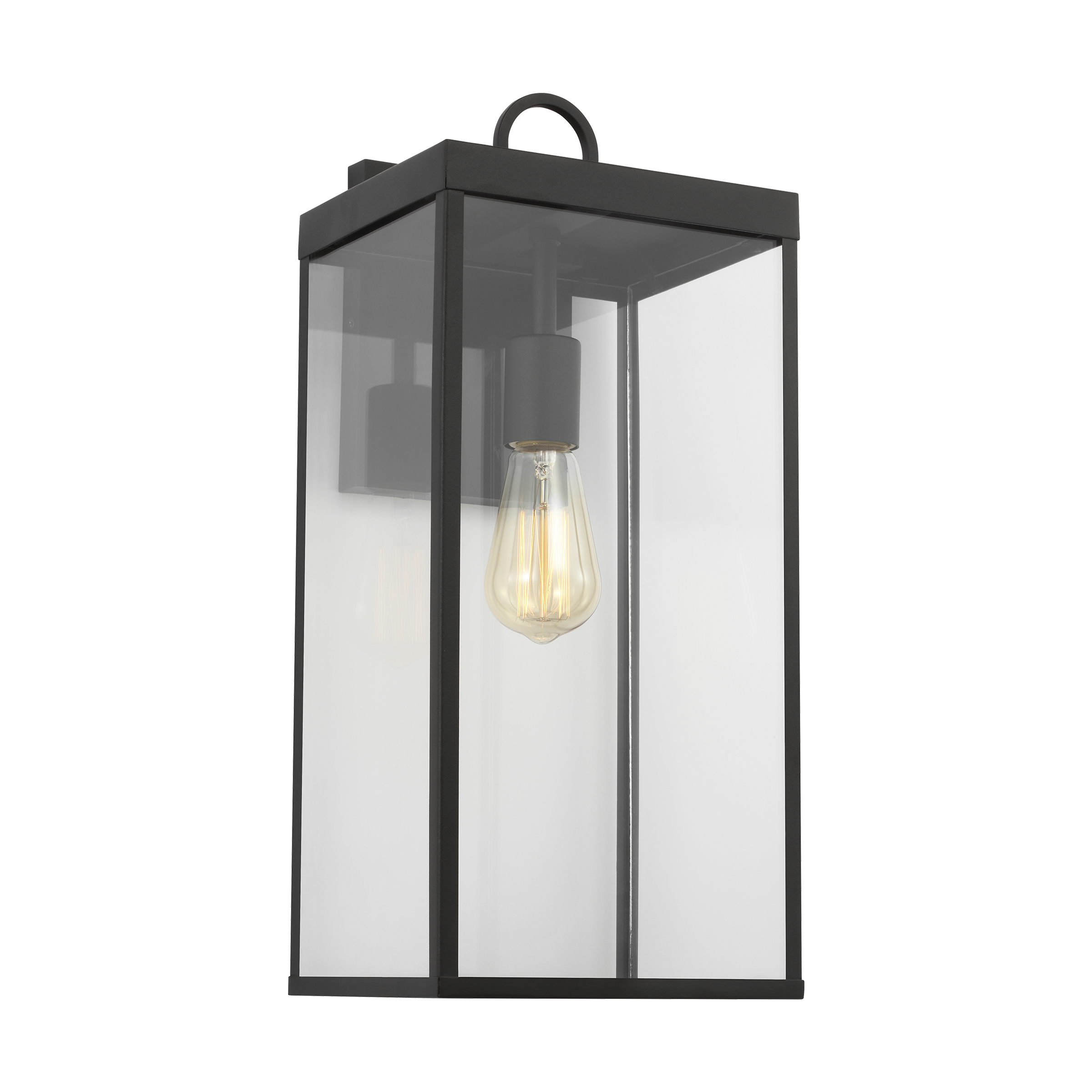 Howell Large Wall Lantern Textured Black