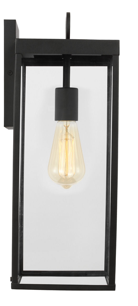 Howell Large Wall Lantern Textured Black