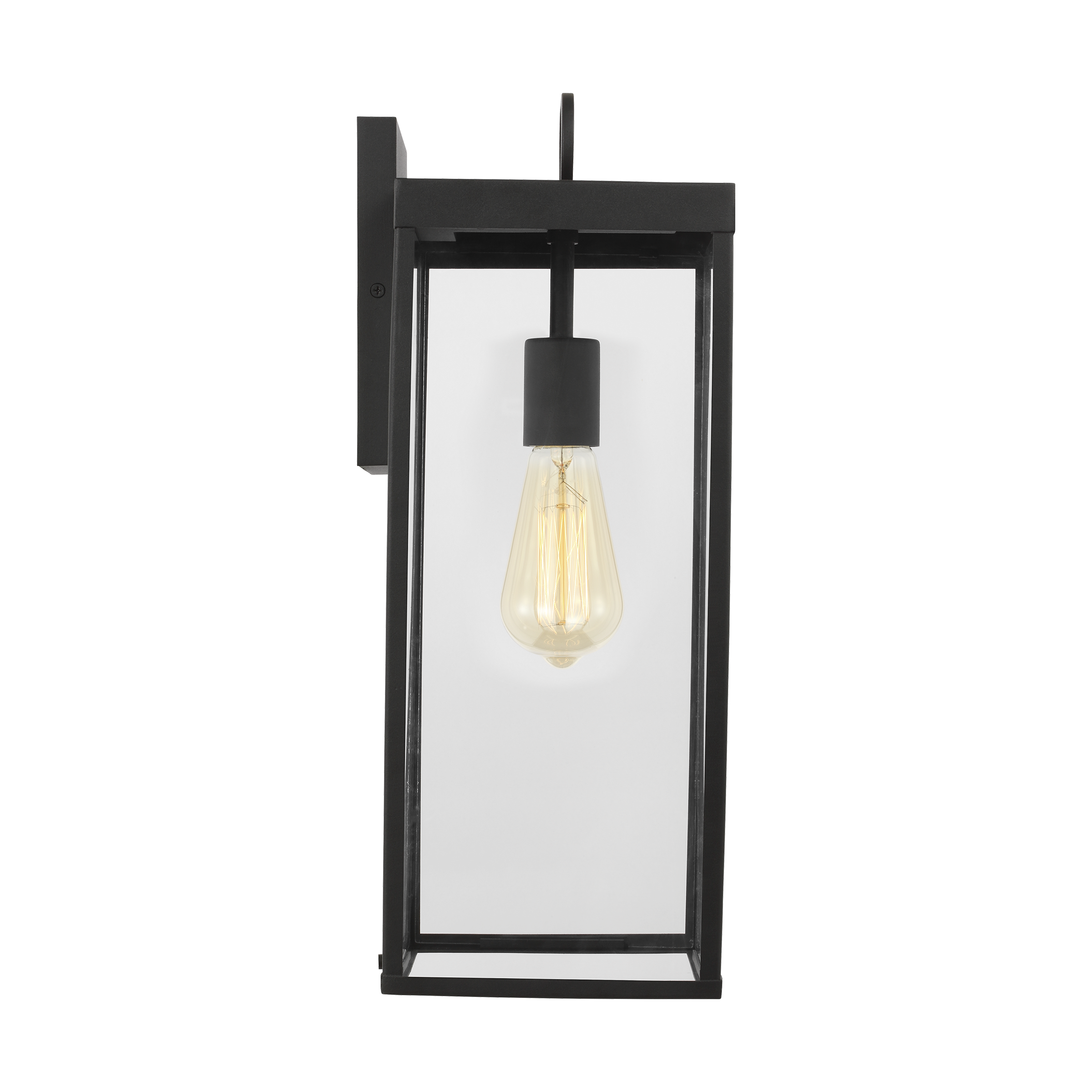 Howell Large Wall Lantern Textured Black