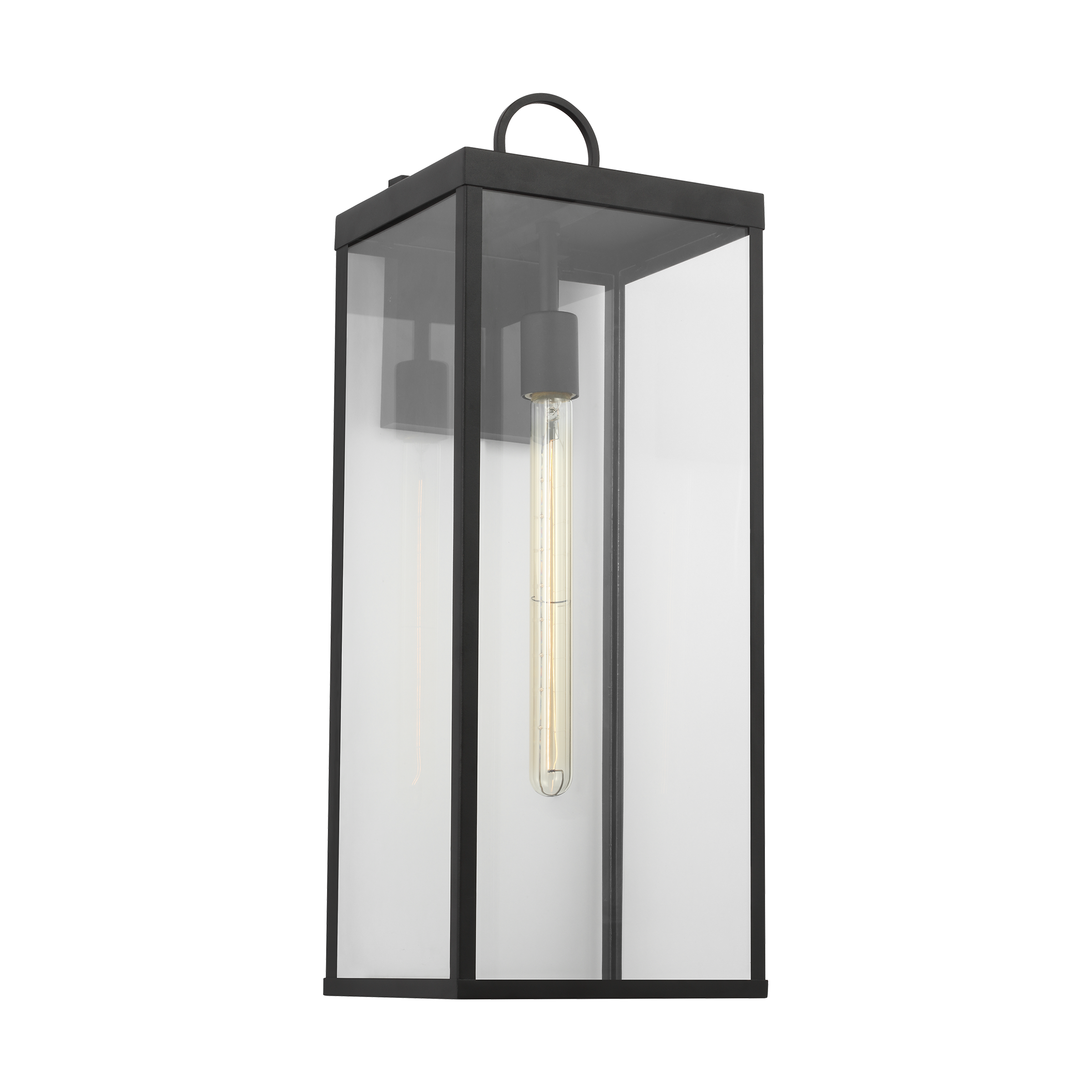 Howell Extra Large Lantern Textured Black