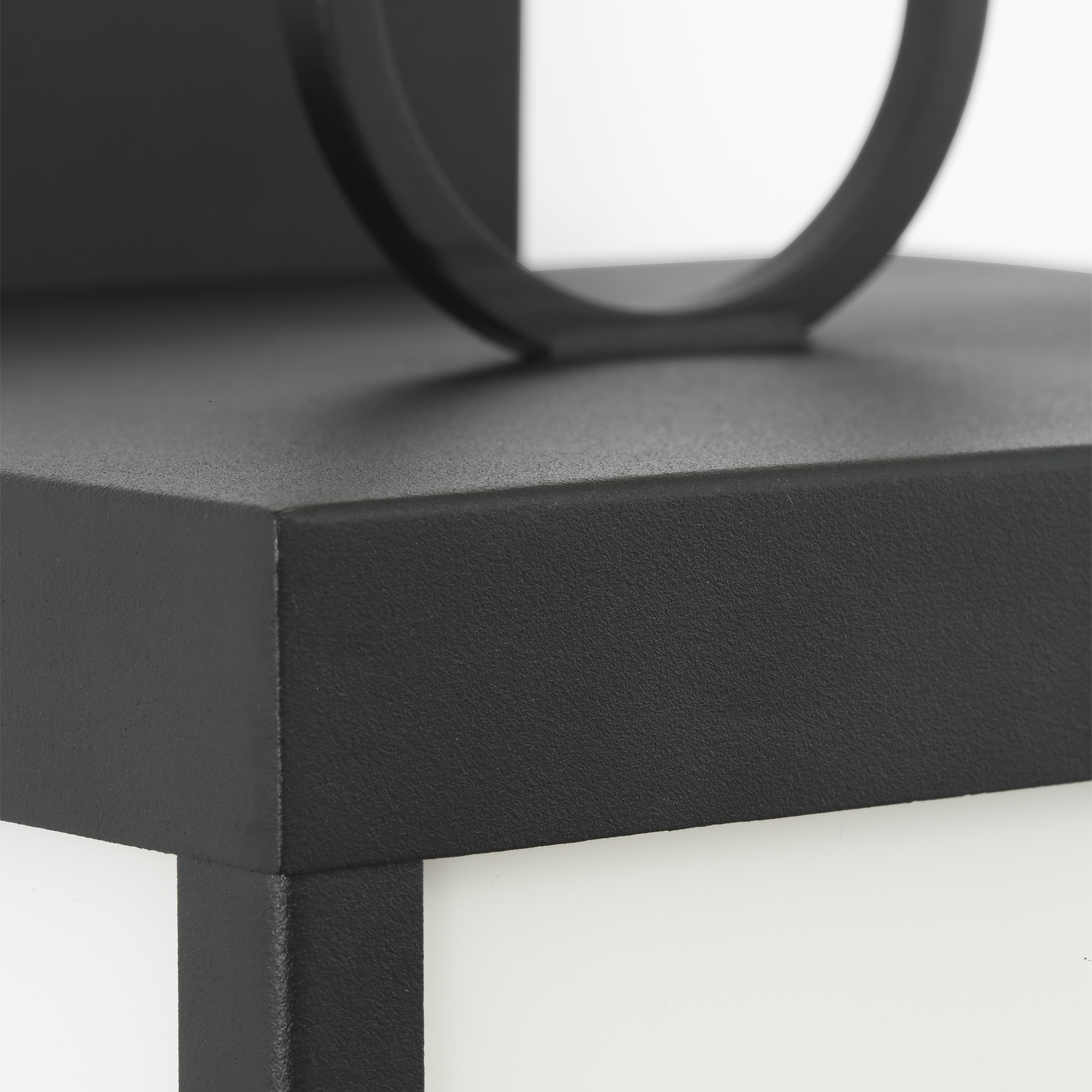 Howell Extra Large Lantern Textured Black