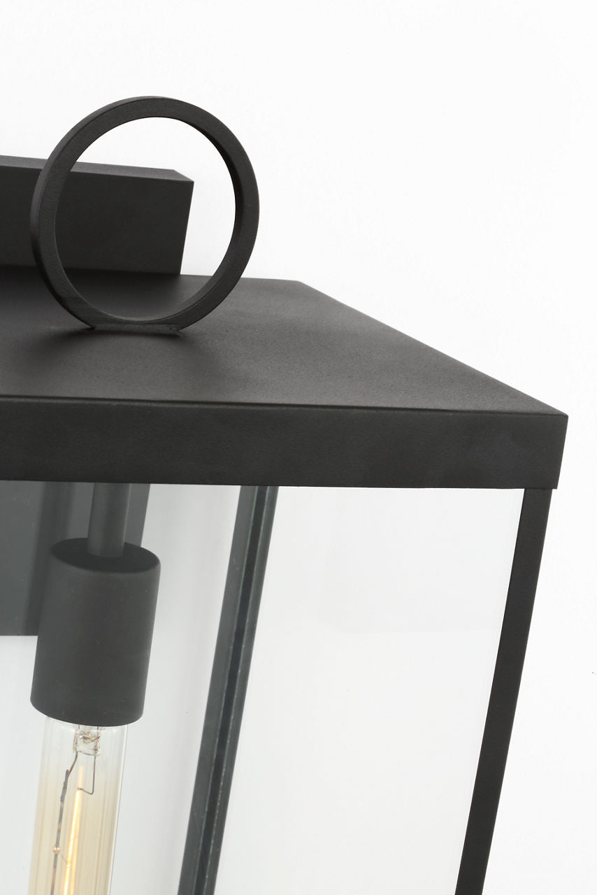 Howell Extra Large Lantern Textured Black