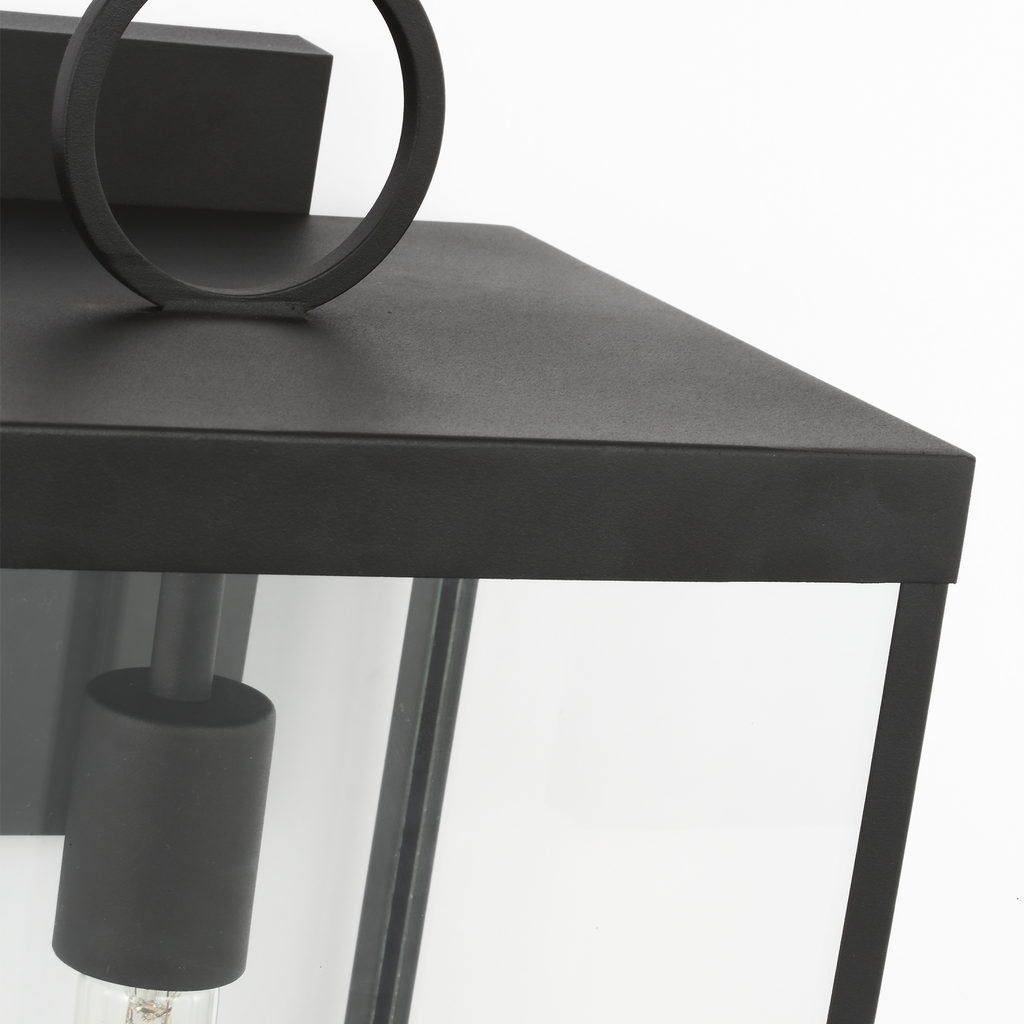 Howell Extra Large Lantern Textured Black