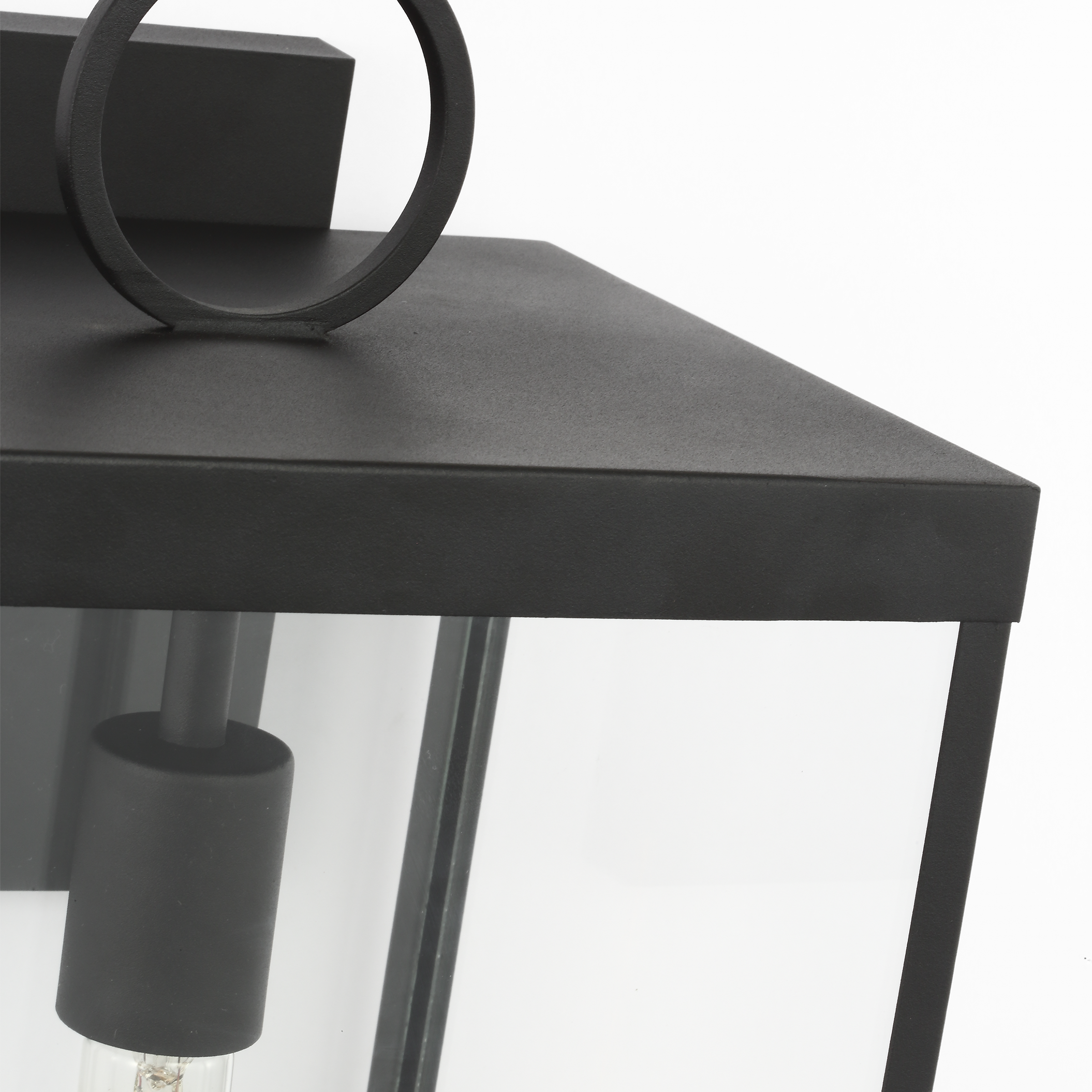 Howell Extra Large Lantern Textured Black