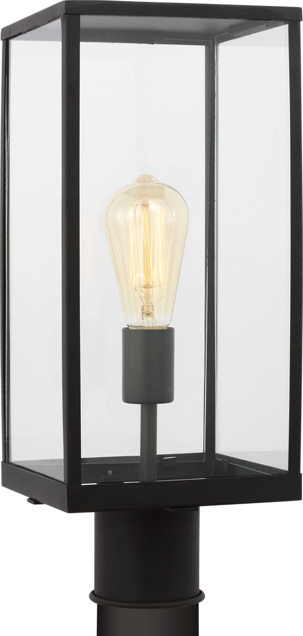 Howell Medium Post Lantern Textured Black