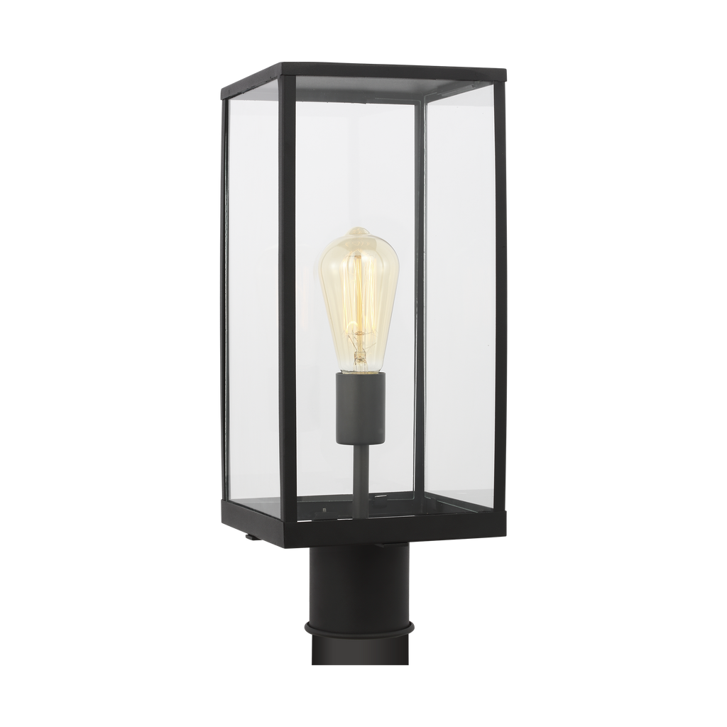 Howell Medium Post Lantern Textured Black