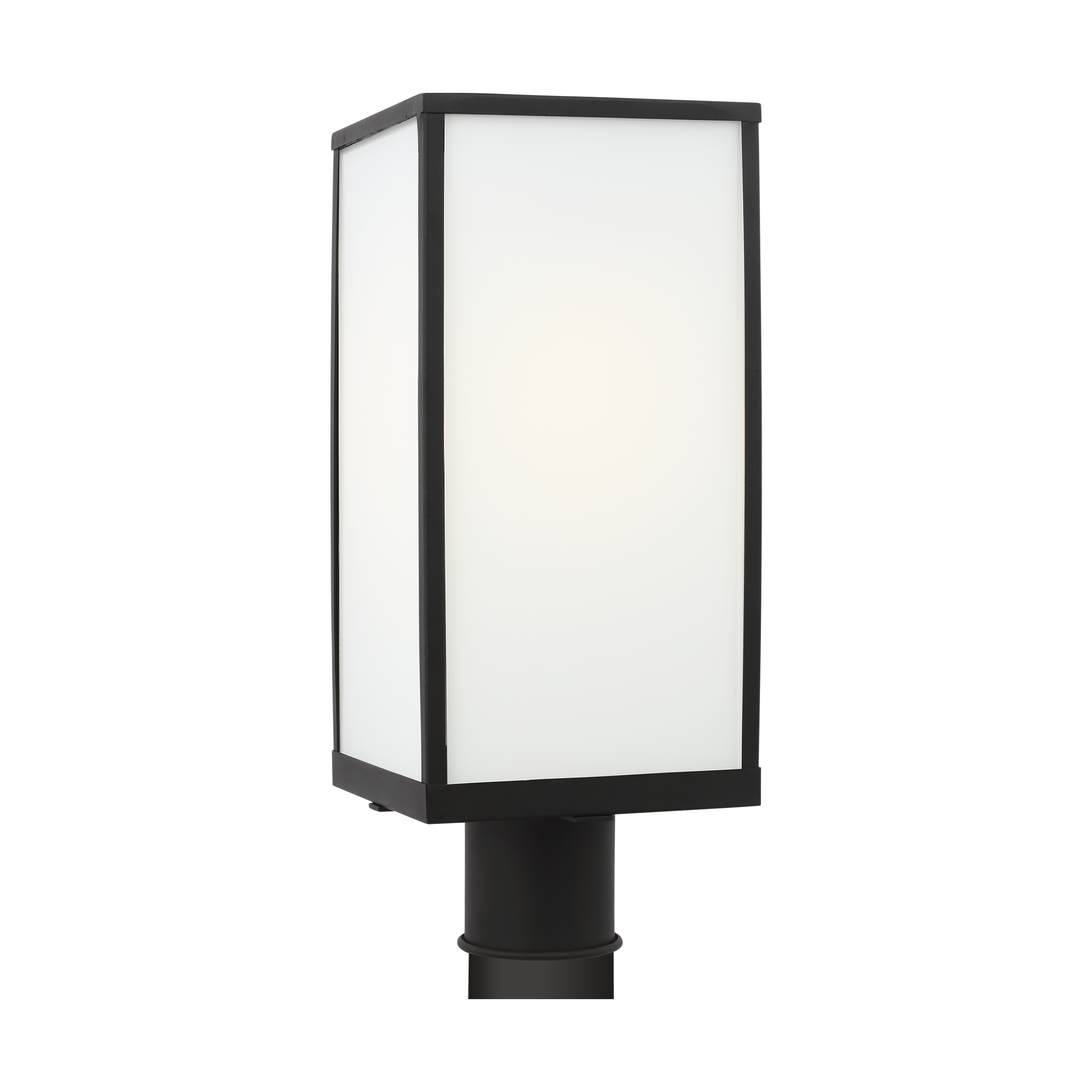 Howell Medium Post Lantern Textured Black