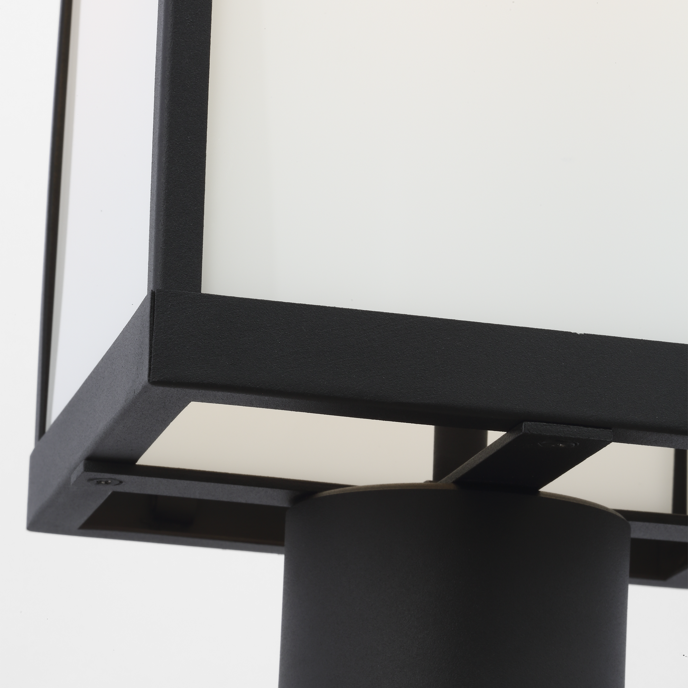 Howell Medium Post Lantern Textured Black