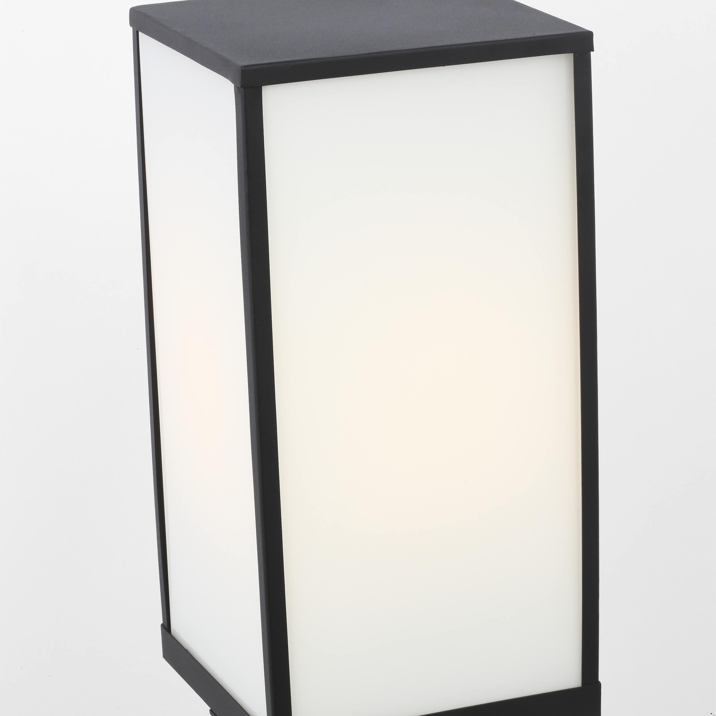 Howell Medium Post Lantern Textured Black