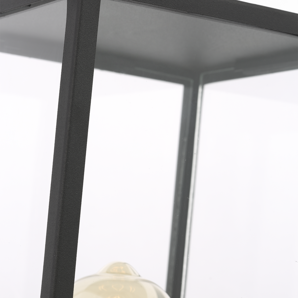 Howell Medium Post Lantern Textured Black