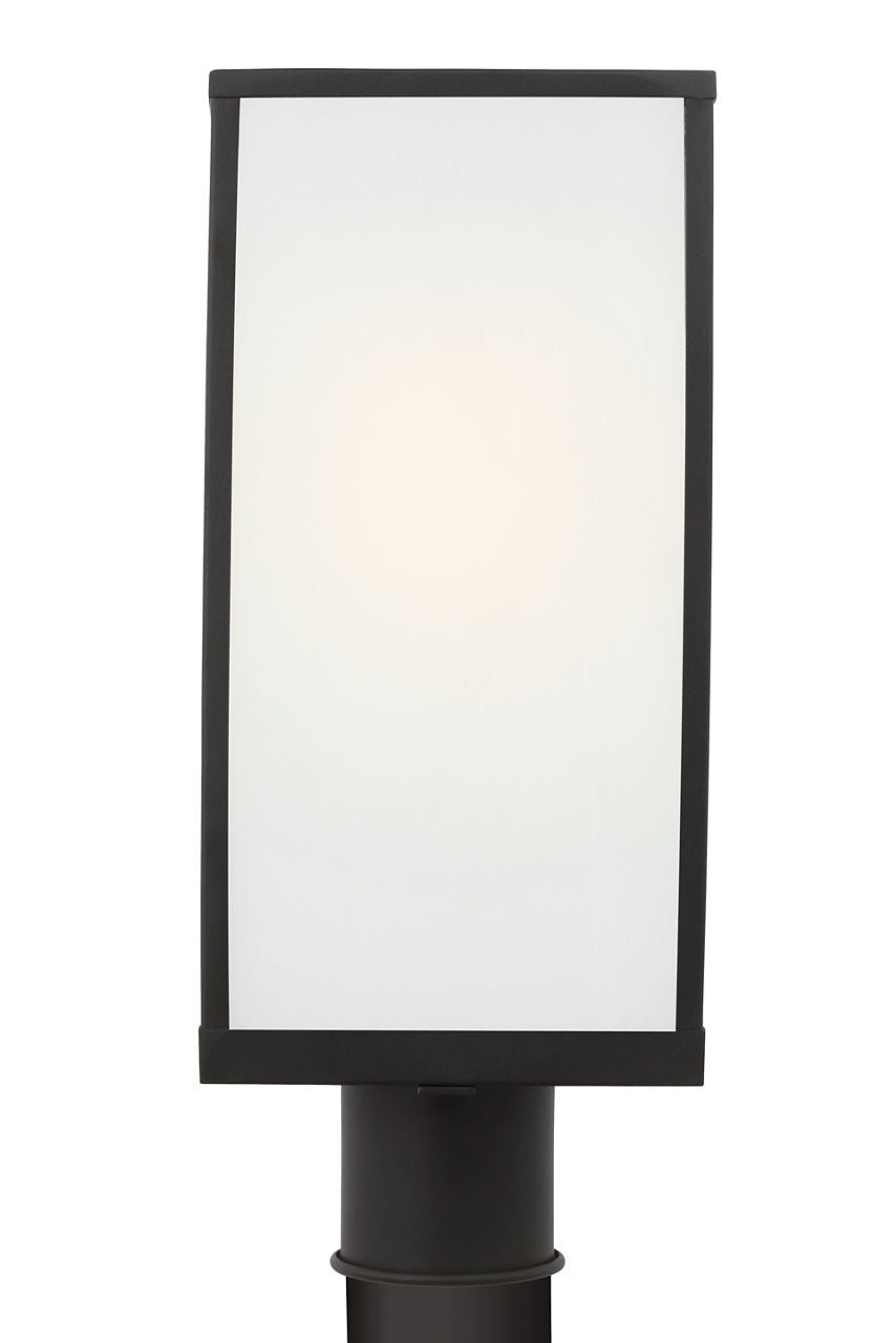 Howell Medium Post Lantern Textured Black