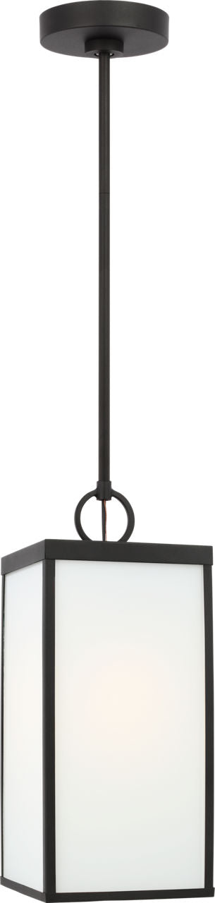 Howell Medium Pendant Lantern Textured Black