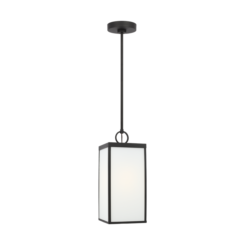 Howell Medium Pendant Lantern Textured Black