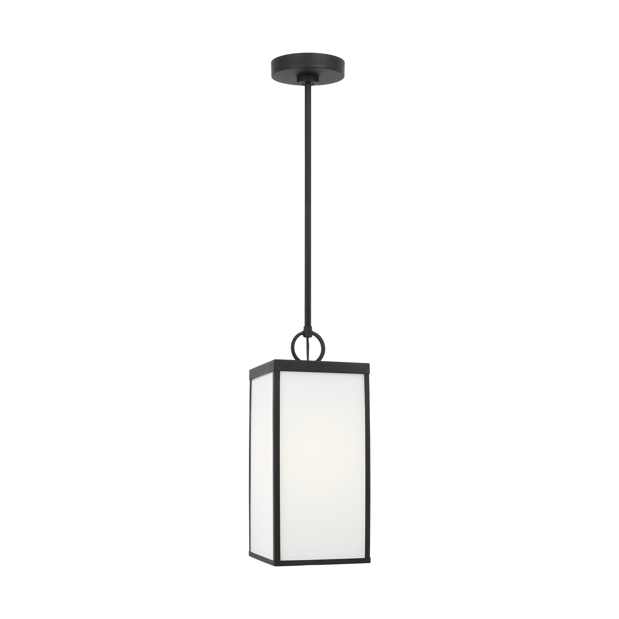 Howell Medium Pendant Lantern Textured Black
