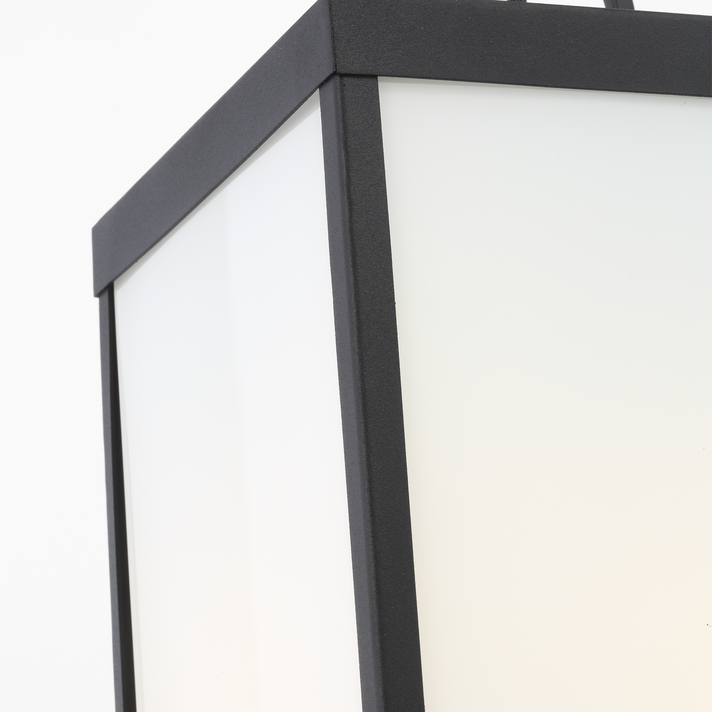 Howell Medium Pendant Lantern Textured Black