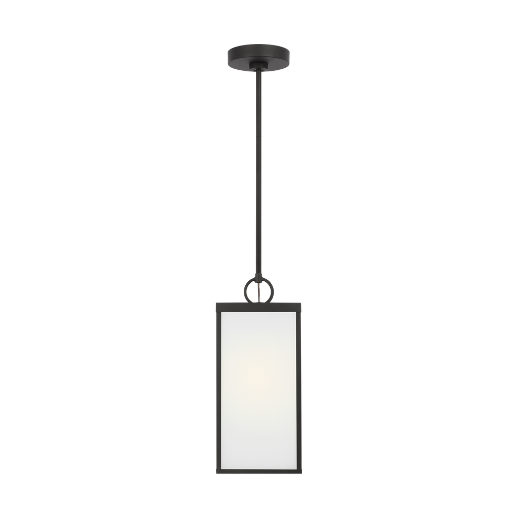 Howell Medium Pendant Lantern Textured Black
