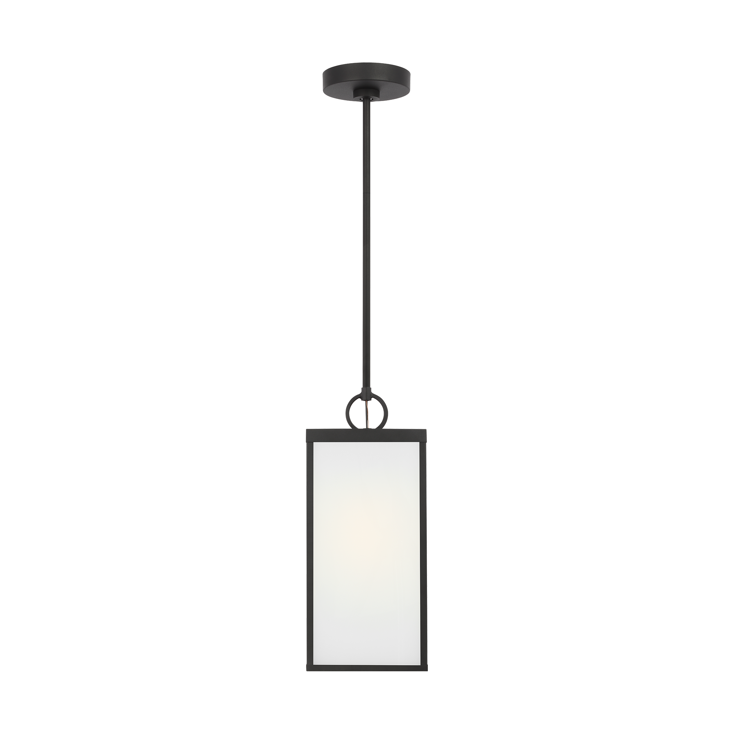 Howell Medium Pendant Lantern Textured Black