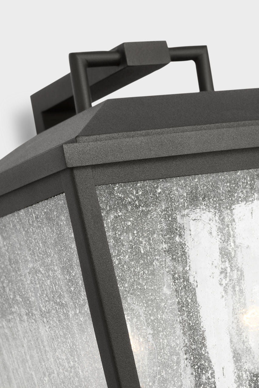 Kennewick Medium Wall Lantern Textured Black