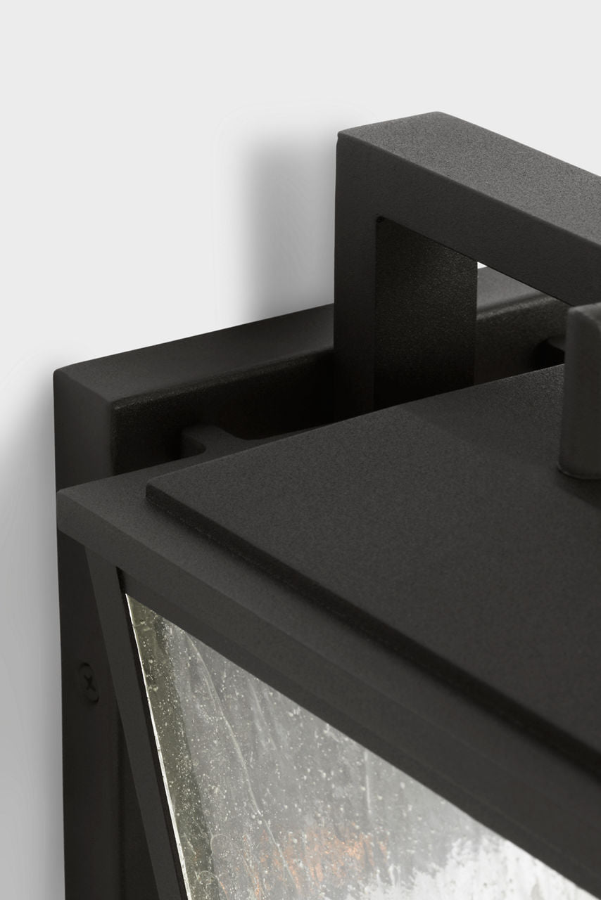 Kennewick Small Wall Lantern Textured Black