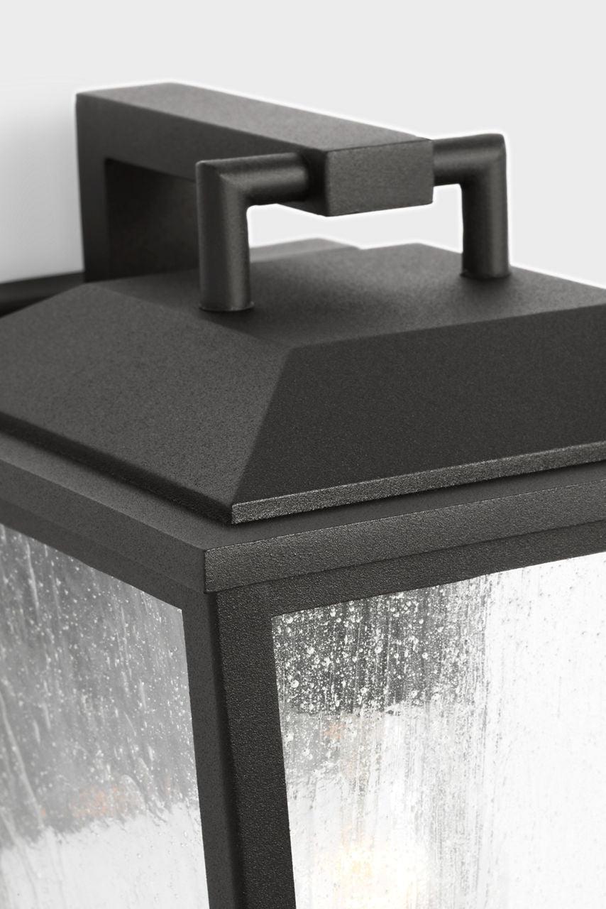 Kennewick Small Wall Lantern Textured Black