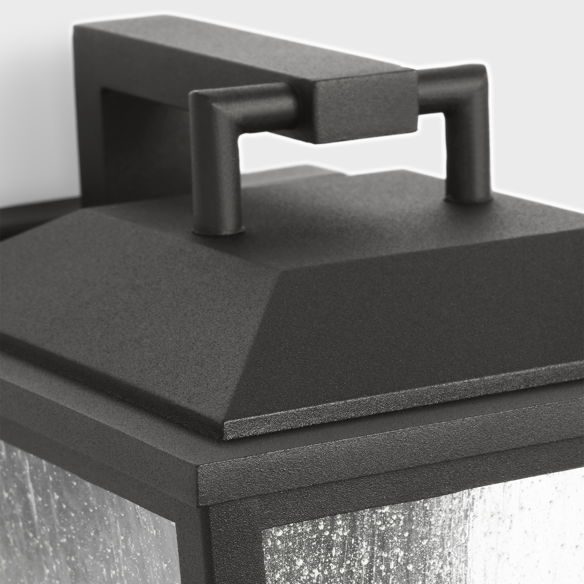 Kennewick Small Wall Lantern Textured Black