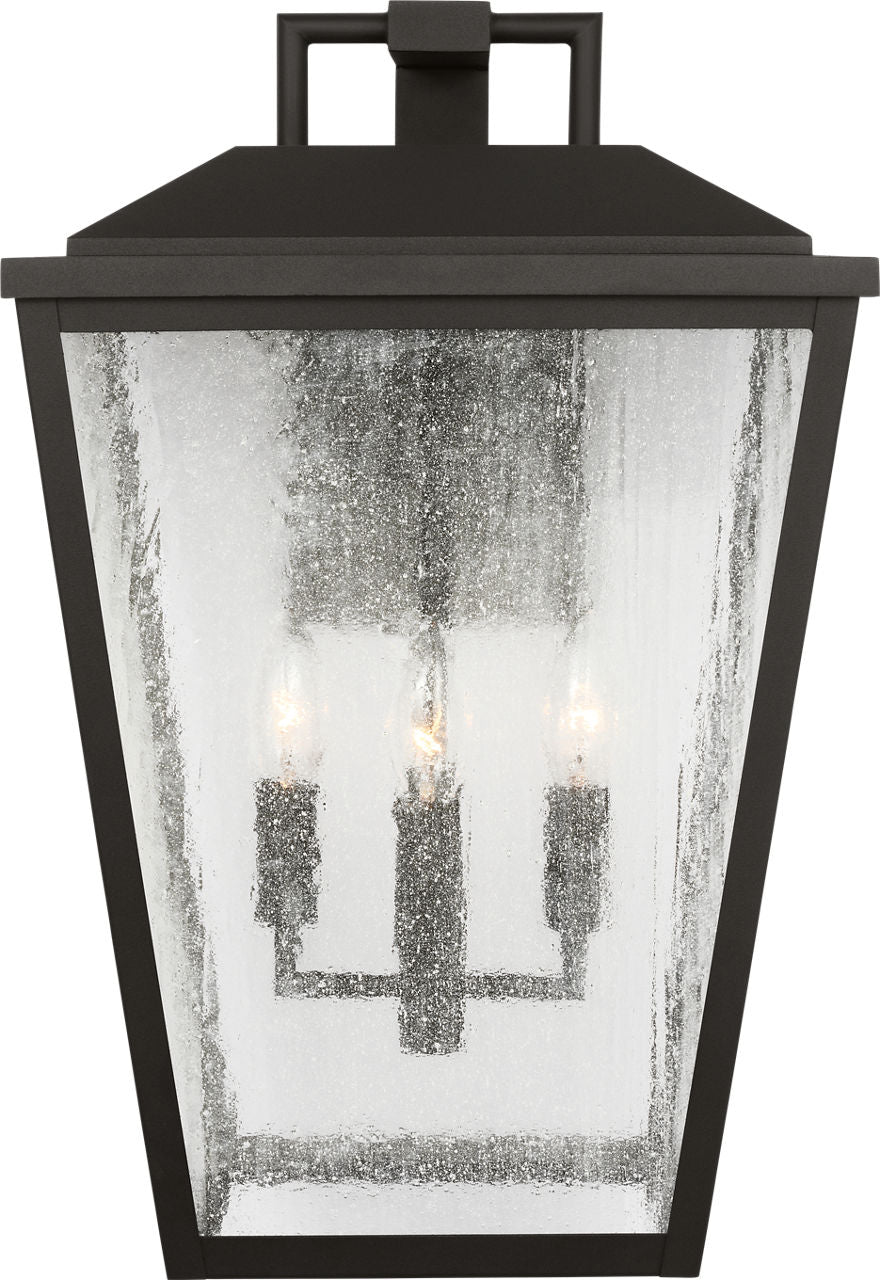 Kennewick Extra Large Wall Lantern Textured Black