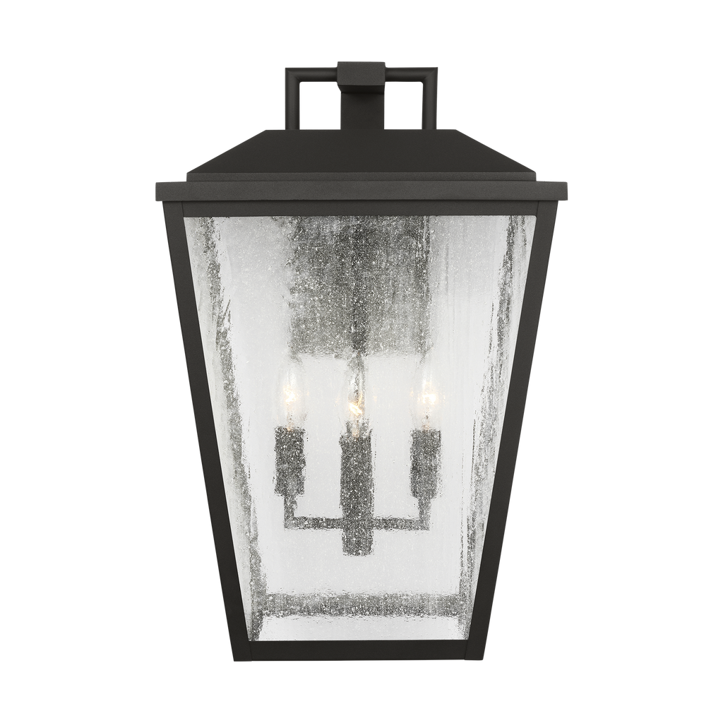 Kennewick Extra Large Wall Lantern Textured Black