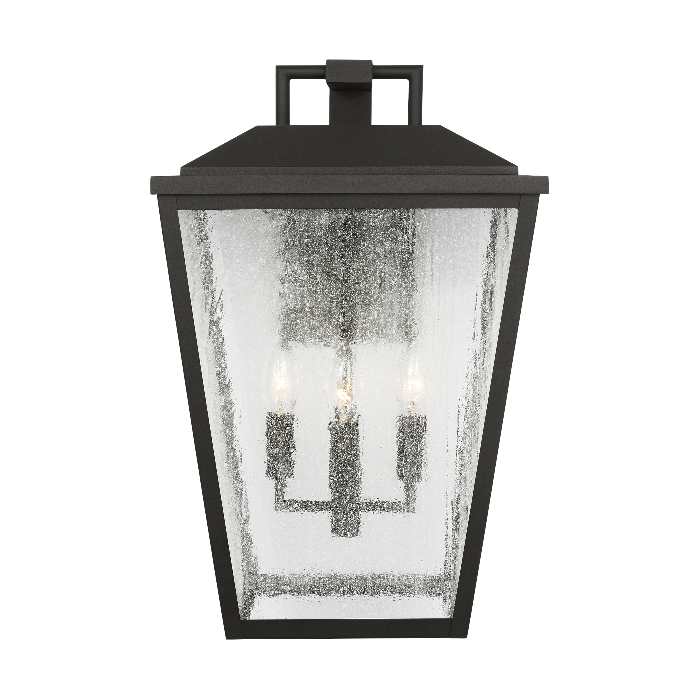 Kennewick Extra Large Wall Lantern Textured Black