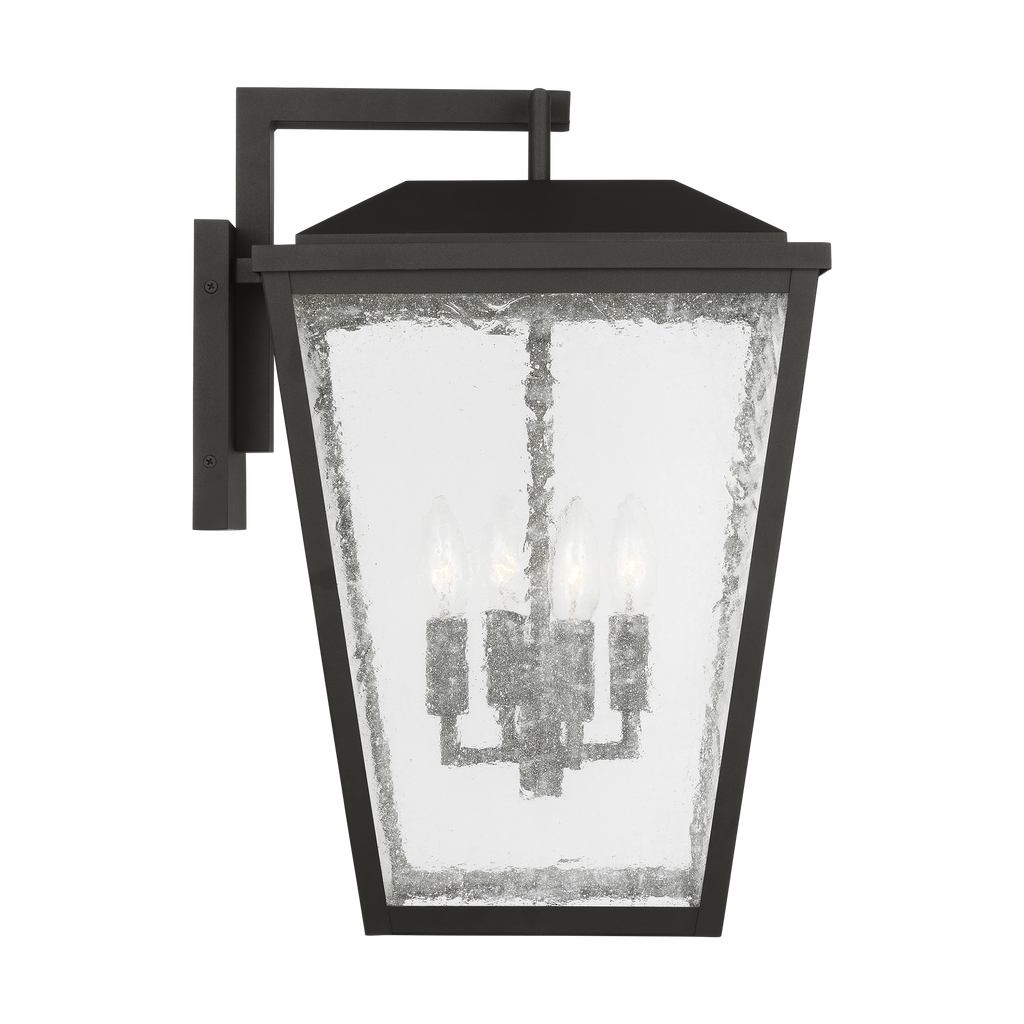 Kennewick Extra Large Wall Lantern Textured Black