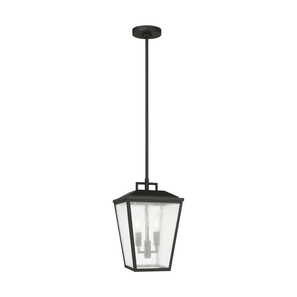 Kennewick Medium Pendant Lantern Textured Black