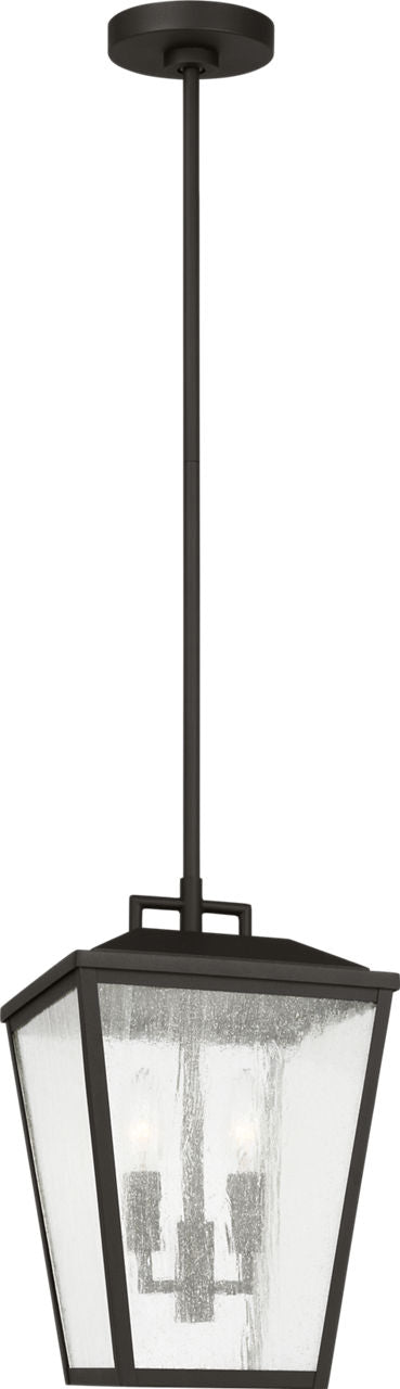 Kennewick Medium Pendant Lantern Textured Black