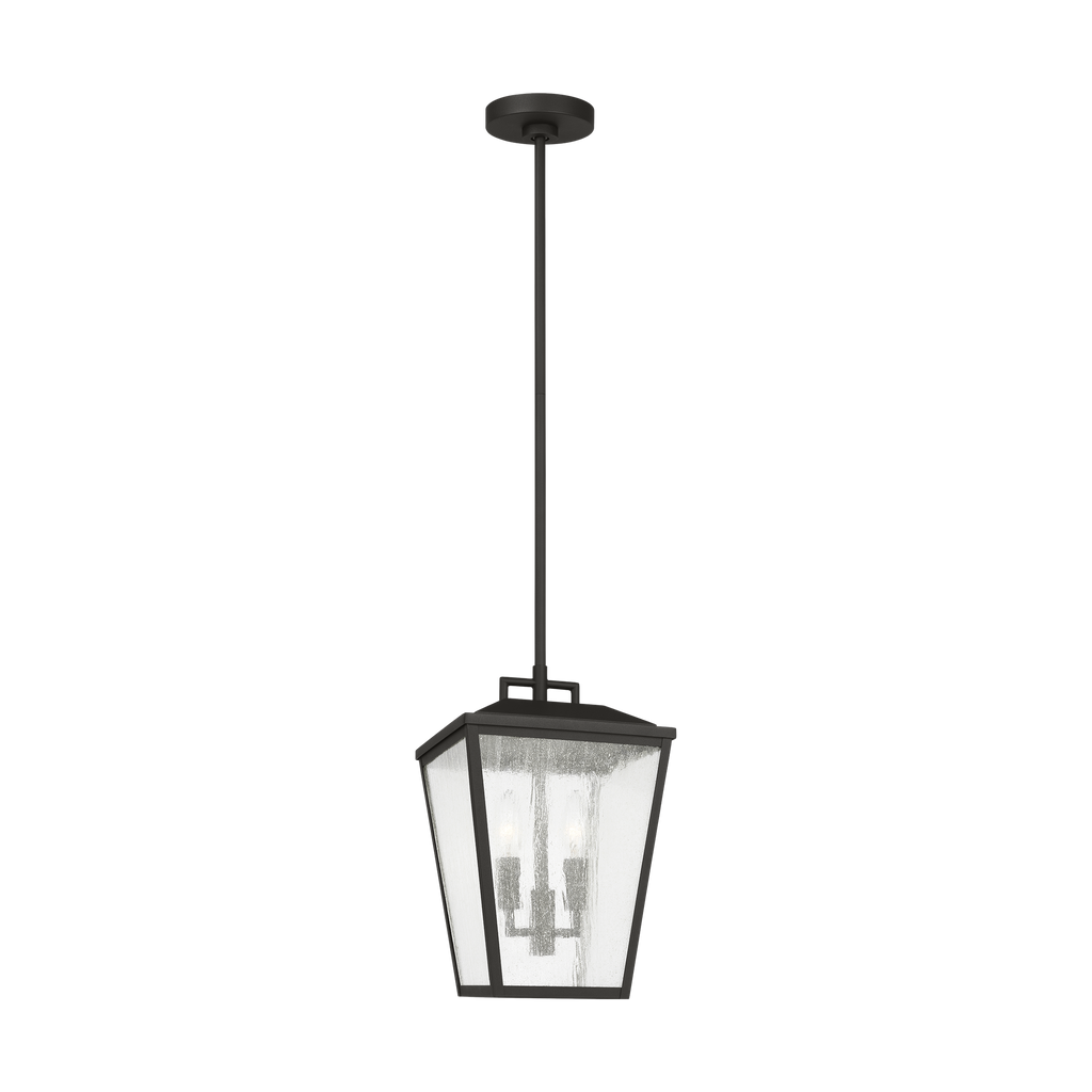 Kennewick Medium Pendant Lantern Textured Black