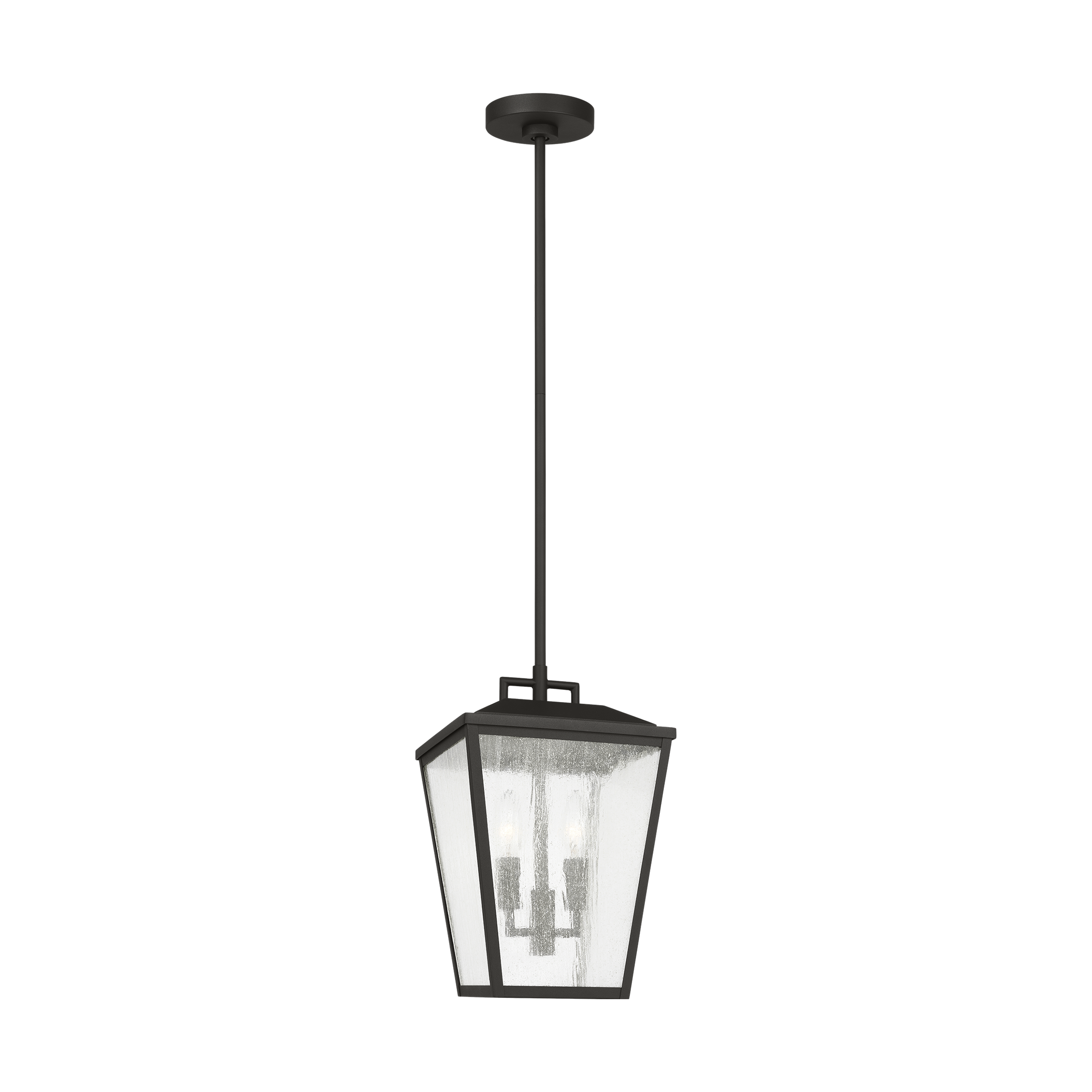 Kennewick Medium Pendant Lantern Textured Black