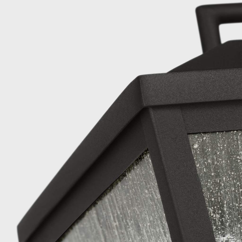 Kennewick Medium Pendant Lantern Textured Black