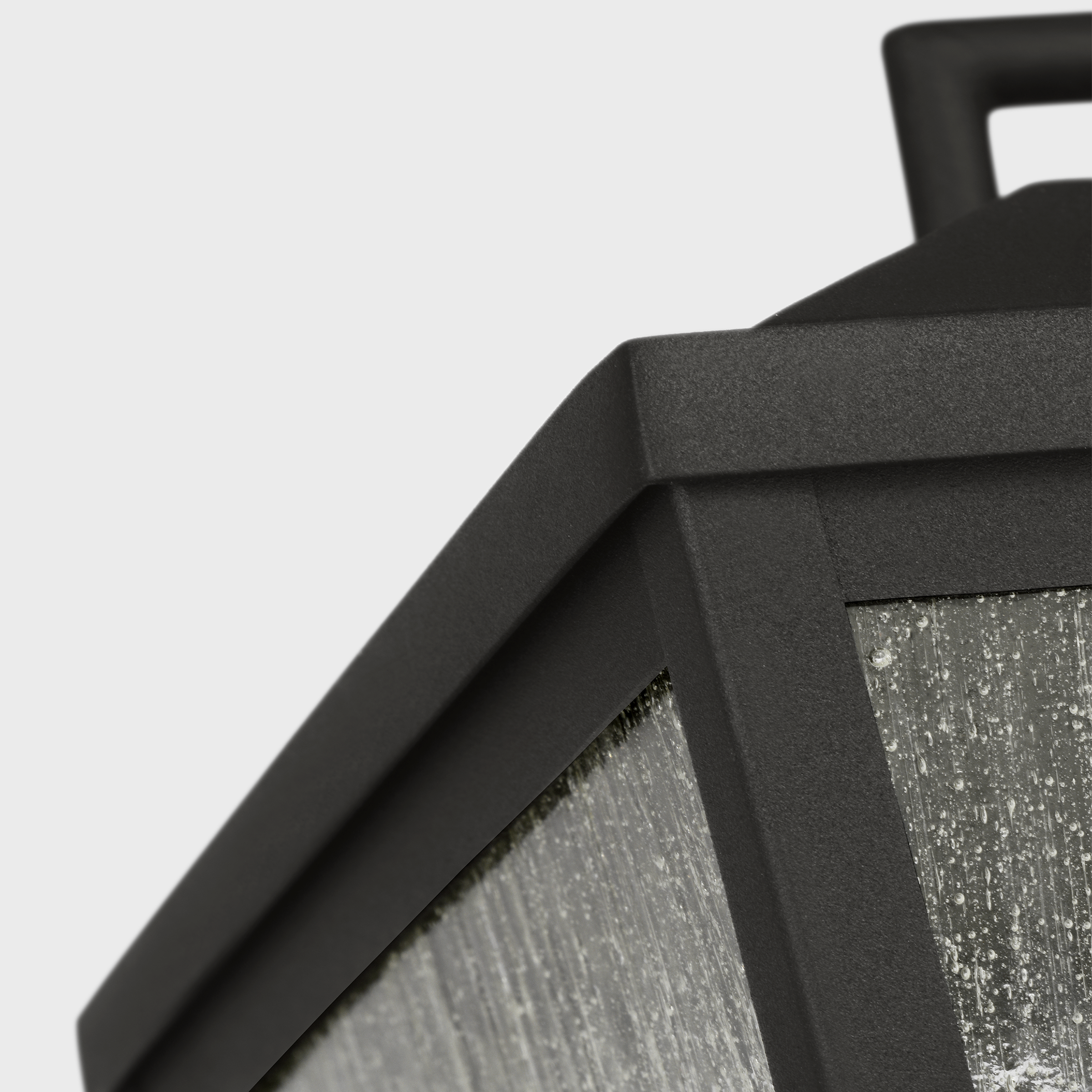 Kennewick Medium Pendant Lantern Textured Black