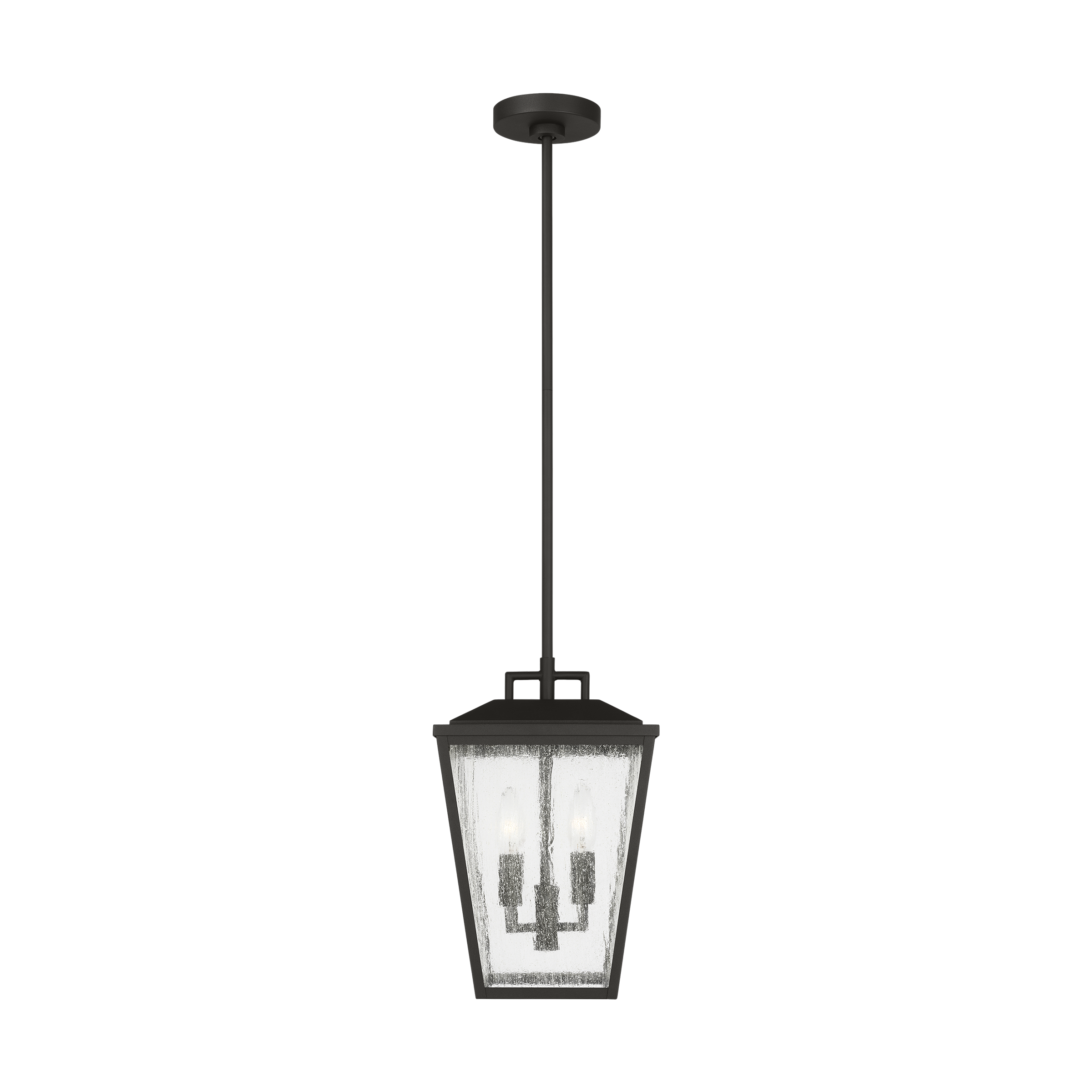 Kennewick Medium Pendant Lantern Textured Black