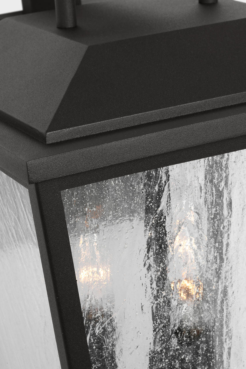 Kennewick Large Wall Lantern Textured Black
