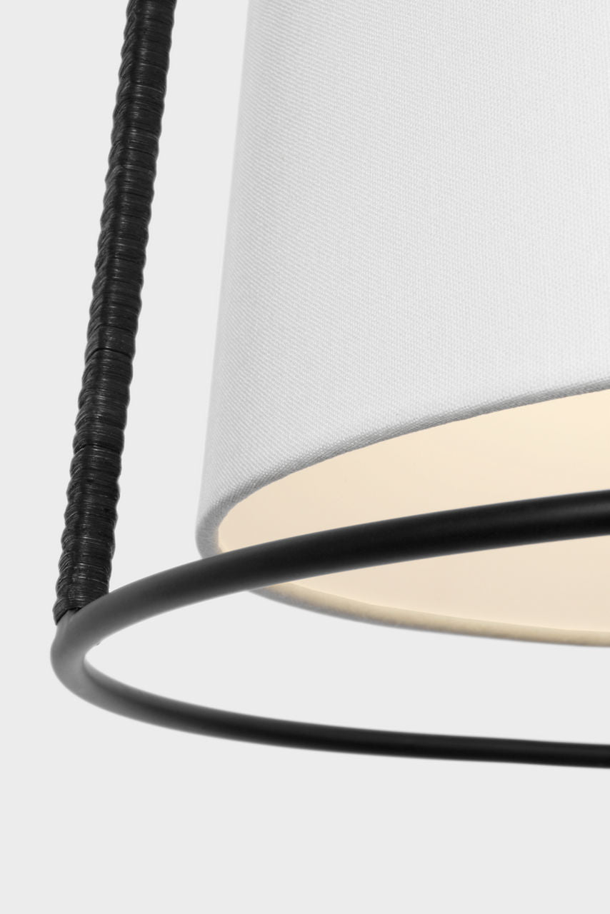 Cortes Large Hanging Shade Midnight Black