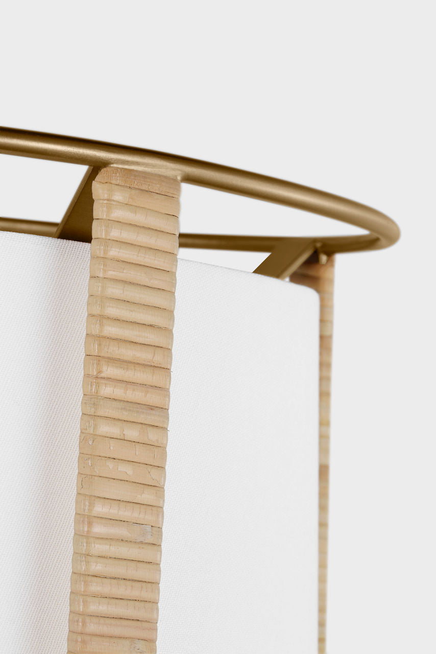Cortes Large Hanging Shade Satin Brass