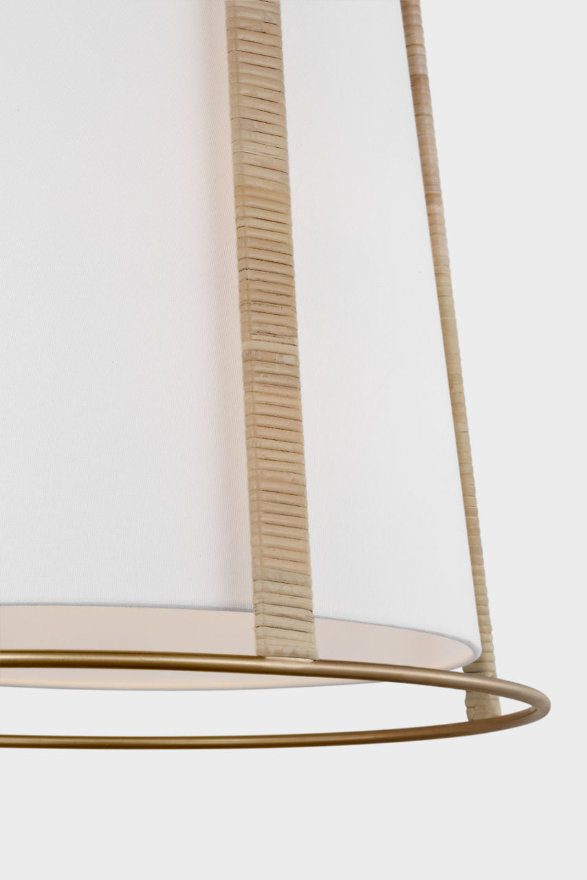 Cortes Large Hanging Shade Satin Brass