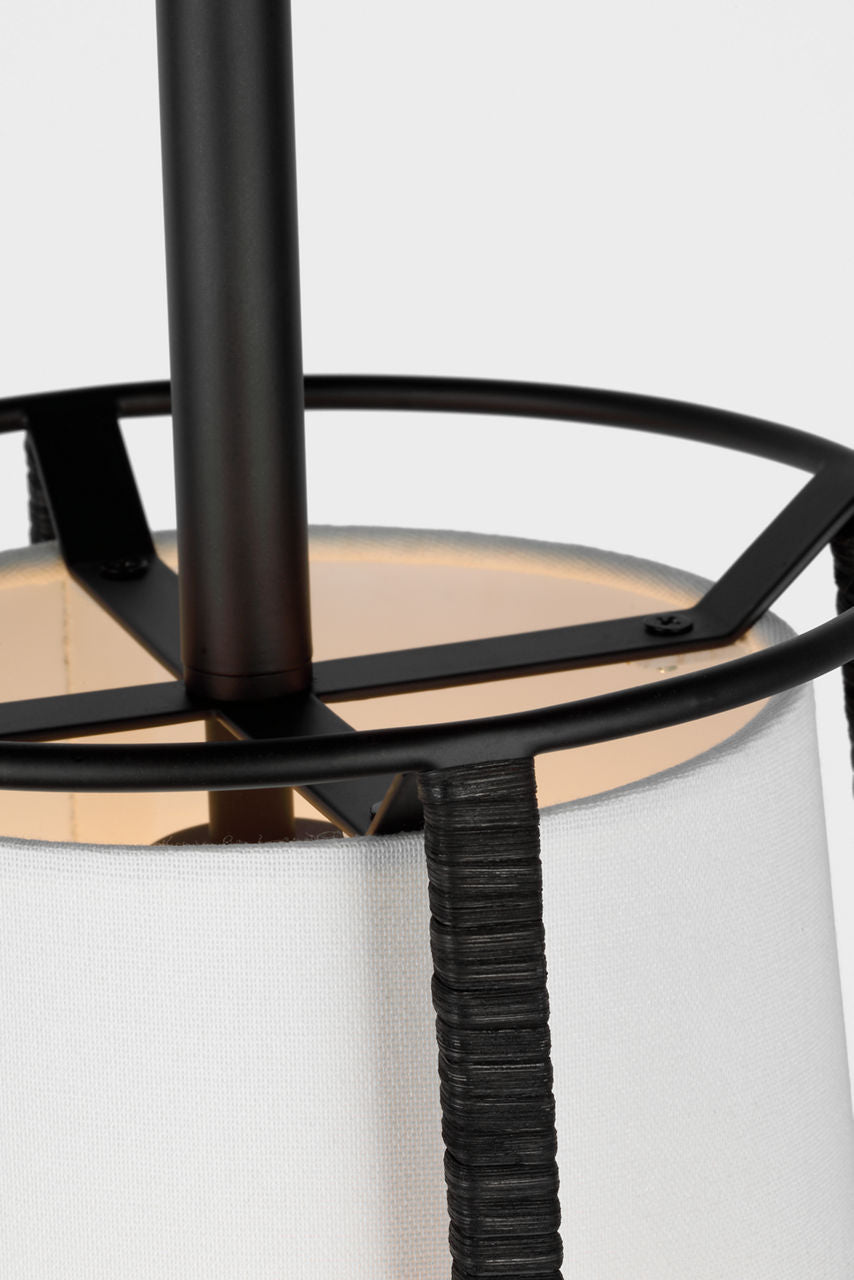 Cortes Medium Hanging Shade Midnight Black