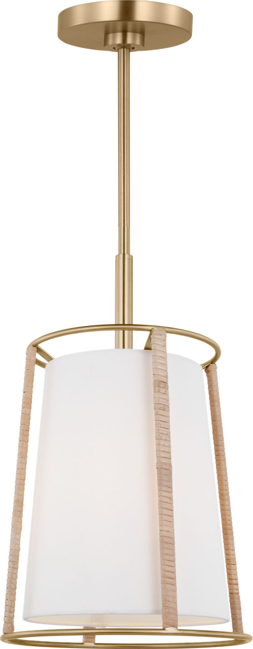 Cortes Medium Hanging Shade Satin Brass
