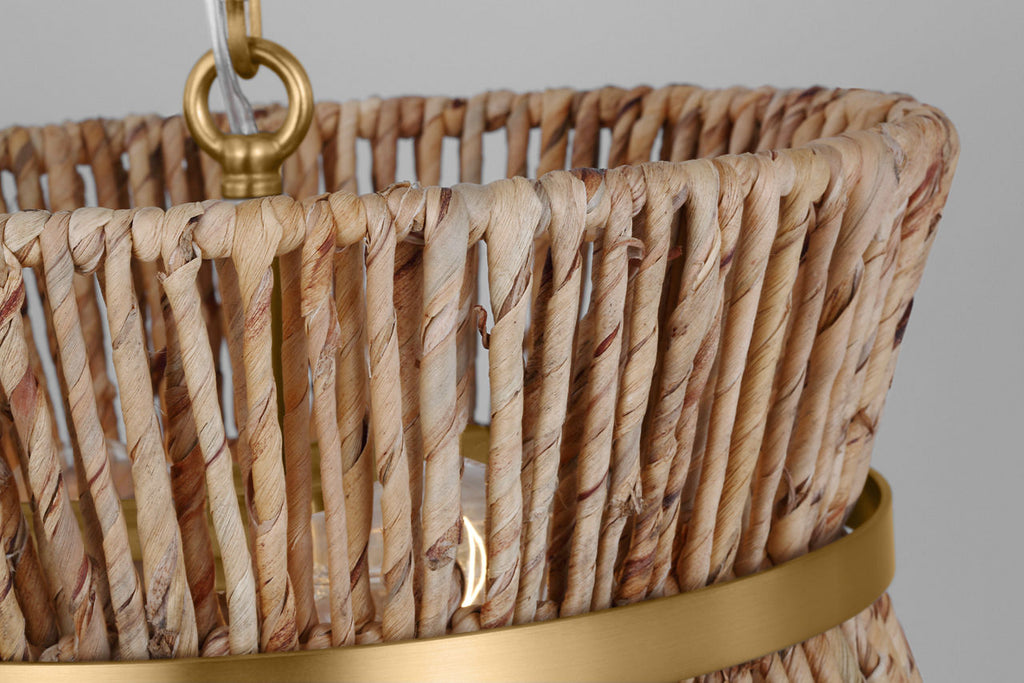 Thurlo Small Hanging Shade Satin Brass
