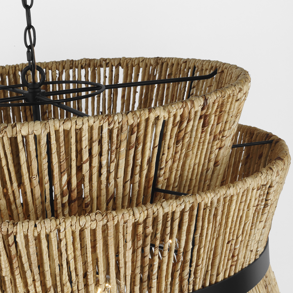 Thurlo Large Hanging Shade Midnight Black
